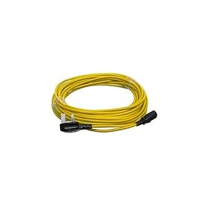 Paxanpax PSA682 Câble d'alimentation Jaune et Prise 13 A pour aspirateur Karcher série T7/1, T9/1, T10/1, T12/1, T12/1ADV (12 mètres), Plastique