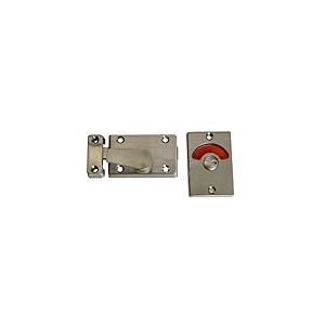 Yale Locks P127 Verrou avec indication libre/occupé (en anglais) pour porte de salle de bains/WC Chrome satiné (Import Grande Bretagne)