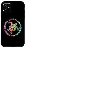 Polynésie Française Bora Bora Tahiti Hibiscus Tortue Coque pour iPhone 11
