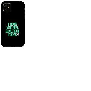 Bleu Sarcelle Clair Aqua Color Beautiful Hope Light Teal Aqua Coque pour iPhone 11
