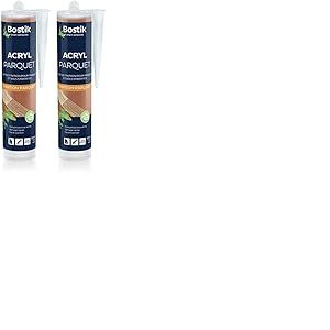 Bostik Joint Parquet, Mastic acrylique, Coloris Bois Exotique - Cartouche 300 ml (Lot de 2)