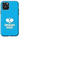 Graphique Audacieux de ping-Pong Smash Pro - Ic&ocirc;ne de Sport Minimaliste Propre Coque pour iPhone 11 Pro