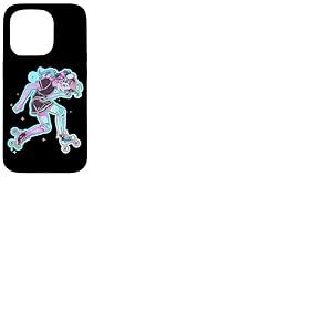 Roller Skating Girl Comic Style pour filles Coque pour iPhone 15 Pro