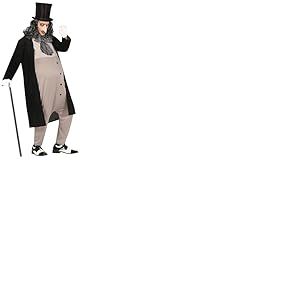 FIESTAS GUIRCA Déguisement de Méchant Parapluie pour Hommes - Costume de Patron de la Mafia de Bande Dessinée - Costumes d'Halloween pour Hommes Taille Adulte L
