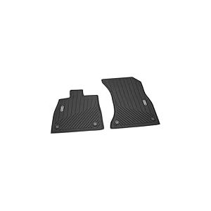 Audi Tapis de Sol en Caoutchouc, Compatible avec Q5 (GU), Tapis Toutes Saisons, Noir, Position Avant