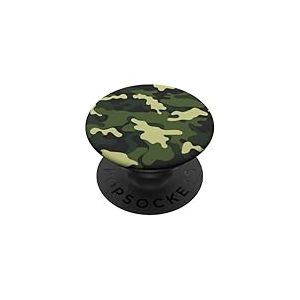 Cute Green Camouflage Classic PopSockets PopGrip Adhésif
