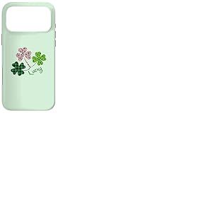 Motif tr&egrave;fle Irlandais l&eacute;opard Buffalo Plaid St Patrick Porte-Bonheur Coque pour iPhone 17 Pro Max