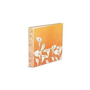 Album photo 32 x 31 &agrave; anneaux Calle Orange, 40 feuilles blanches perfor&eacute;es