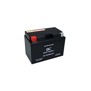 BC BATTERY Batterie de démarrage pour moto avec GEL 12V 11.2Ah BCTZ14S-GEL Moto&Scooter, sans entretien, scellée, préchargée, similaire à YTZ14S