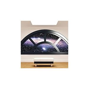 Stickers adh&eacute;sifs 3D | Sticker Mural Autocollant effet 3D Voie lact&eacute;e - Stickers muraux Chambre Adulte - Stickers muraux 3D - Decoration Murale Salon - Autocollants muraux Trompe l'oeil | 30x90cm