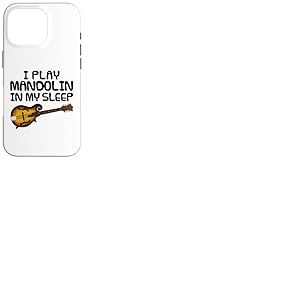 Je joue de la mandoline pendant mon sommeil, musicien folk Coque pour iPhone 16 Pro