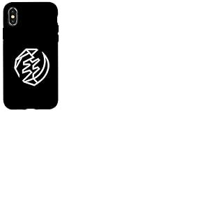 G&eacute;om&eacute;trique Gye Nyame Akan Symbole Ghana Minimaliste, Africain Coque pour iPhone X/XS