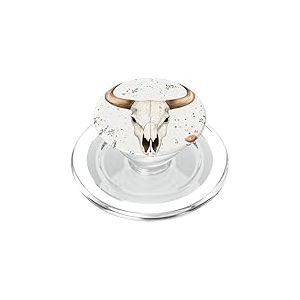 Boho, cr&acirc;ne de Taureau, cr&acirc;ne de Vache PopSockets PopGrip pour MagSafe