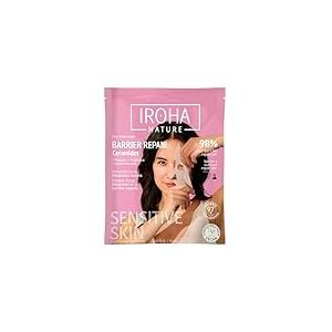 IROHA NATURE Masque facial réparateur de barrière | Hydratation intensive et protection | Avec céramides, peptides et probiotiques | Masque facial pour peaux sensibles