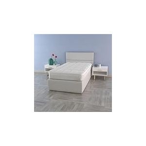 Morfeo Topper Lit Simple 80 x 195 cm, rembourré et matelassé avec Soufflet de 5 cm et protège-Matelas périmètre