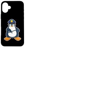 Manchot Policier Matraque Police Coque pour iPhone 16 Plus