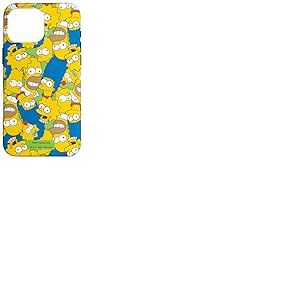 Imprimé Les Simpsons Homer Marge Bart Lisa Maggie Coque pour iPhone 16 Pro Max