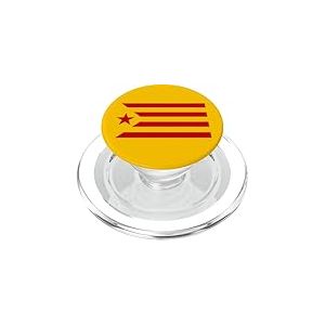 Drapeau Catalan Estelada Catalogne Indépendance Catalogne Catalogne PopSockets PopGrip pour MagSafe