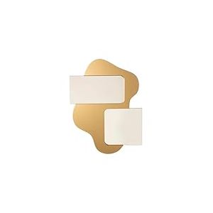 Arti & Mestieri Gummy Double Miroir Design 100% fabriqué en Italie – en Fer, 70 x 90 cm (doré)
