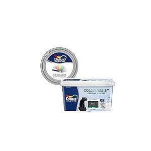 Ma Couleur Sur-Mesure par Dulux Valentine – Peinture Intérieure Murs, Plafonds, Boiseries - Palette Jeu, Cuisine & Bain Satin, Poivre, 2 L