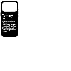 Tommy D&eacute;finition du nom Dictionnaire Amusant Coque pour iPhone 17 Pro