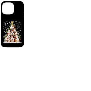 Pyjama de No&euml;l Amusant en Forme de Sapin de No&euml;l et Cochon d'Inde Coque pour iPhone 14 Pro Max