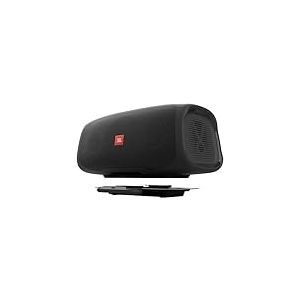 JBL BASSPRO Go - 2 en 1 : Subwoofer actif caisson de basse Haut Parleur Bluetooth de 200 watts en un - utilisé dans la voiture et à côté d'elle, Black