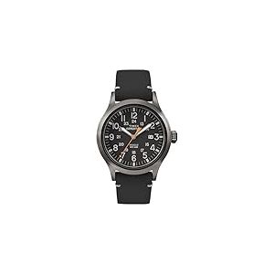 Timex Expedition Scout Montre pour homme avec bracelet en cuir 40 mm TW4B01900