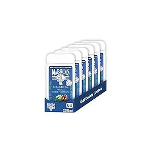 Le Petit Marseillais - Gel Douche Extra Doux Pin Bio & Criste Marine Bio (lot de 6 flacons de 250 ml) &ndash; 92% d'ingr&eacute;dients d'origine naturelle &ndash; Flacon enti&egrave;rement recyclable