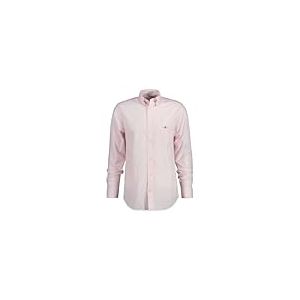 GANT Reg Poplin Shirt Chemise, Rose Clair, L Hommes