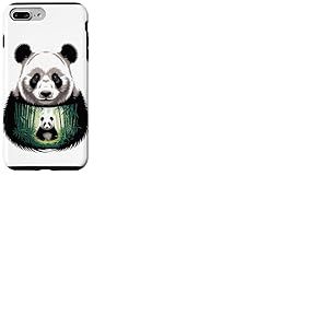 Multiple Exposure Ours Panda Lunettes De Soleil Pandas Coque pour iPhone 7 Plus/8 Plus