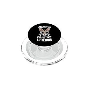 Oriental Shorthair &eacute;coutant Funny Oriental Shorthair PopSockets PopGrip pour MagSafe