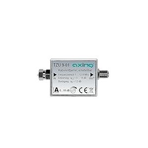 Axing TZU 9-01 Séparateur de câbles 5-1218 MHz CATV TV par câble DVB-C DVB-T réglable