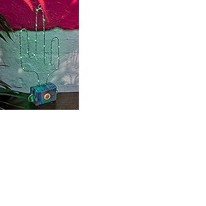 Talking Tables FST4-LIGHT-CACTUS-XL Lampe &agrave; Del en Forme de Chat Multicolore 42,19 x 18,5 x 42,19 cm