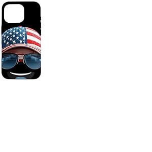 Jolie Casquette américaine Souriante pour Les Amateurs de Couvre-Chefs Coque pour iPhone 16 Pro