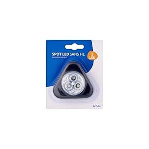ITENSE - Spot 3 LED, spot led encastrable - Spot led couleur - Forme triangle - Sans fil - Nombre de LED: 3 - Pratique & facile à utiliser - Installation facile - Commande tactile - Éclairage puissant