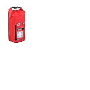 Care Plus Trousse de Secours &Eacute;tanche, 1 ou 2 Personnes, Pour les Activit&eacute;s en Plein Air et Sportives, 72 Articles , Rouge
