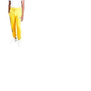 UNK NBA Active Basic Soft Terry Pantalon de surv&ecirc;tement pour Homme, Homme, VSF5166M-LL-YEL-XL, Jaune, XL