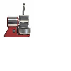 Montini R&acirc;pe &eacute;lectrique professionnelle s&eacute;rie 3000 avec rouleau en acier professionnel amovible &ndash; Puissance effective 450 W &ndash; Lubrifi&eacute; &agrave; sec &ndash; fromage, pain, chocolat, fruits secs, rouge