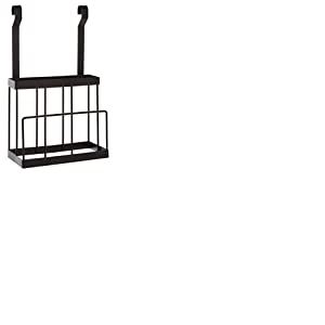 Premier Housewares Sorello Rack de stockage de couteaux noirs Matte - Porte couteaux Mural- Range couverts