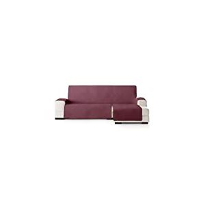 Eysa Oslo Housse, Microfiber, C/8 burdeaux-Gris, Chaise Longue 290 cm. Adapté aux canapés de 300 à 350 cm