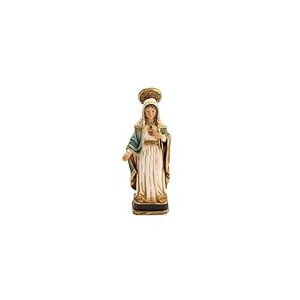 Inmaculada Romero IR Vierge Cœur de Marie Figurine 9 cm Sculpture Résine Détail Socle