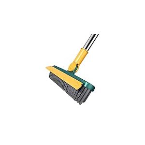 Woobroo Brosse à récurer 2 en 1 avec Long Manche pour Douche, Patio, Salle de Bain, Garage, Cuisine, Mur, terrasse, Baignoire, carrelage