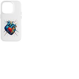 Cœur en acier incassable, inarrêtable, sans chaîne. Coque pour iPhone 14 Pro