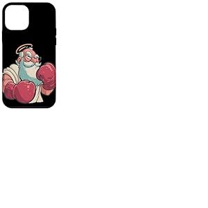 Superbe Costume de Dieu Sportif avec Gants de Boxe Coque pour iPhone 12 Mini