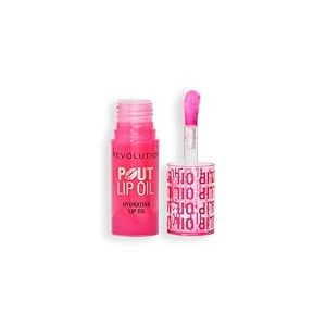 Revolution, Huile &agrave; L&egrave;vres Pout - Huile Nourrissante L&egrave;vres Teint&eacute;e pour une Brillance &Eacute;clatante et un Fini Non Collant, V&eacute;gan & Sans Cruaut&eacute;, Past&egrave;que Rose, 4 ml