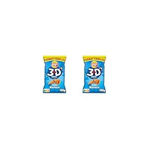 Lay's 3D'S Bugles Goût Nature Format Familial 150 g (Lot de 2)