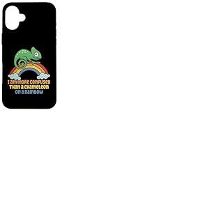 Je suis Plus confus qu'un caméléon sur Un caméléon Arc-en-Ciel Coque pour iPhone 16 Plus