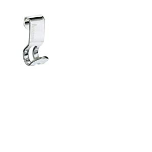 Smedbo DK2100 Sideline Set de 2 Crochets pour Corbeille Porte-savons Acier Inoxydable Argent 2,3 x 1,5 x 4,1 cm