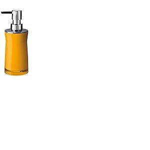 Ridder 21035040 Distributeur de Savon Disco Synthétique Jaune 6,5 x 6,5 x 19 cm